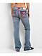 True Religion Becca Super T Blue Wash Bootcut Jeans - Thumbnail image 2 of 7