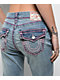 True Religion Becca Super T California Poppy Mid Rise Bootcut Jeans - Thumbnail image 3 of 5