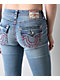 True Religion Becca Super T Champagne Glow Blue Wash Bootcut Jeans - Thumbnail image 4 of 5