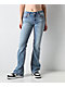 True Religion Becca Super T Champagne Glow Blue Wash Bootcut Jeans - Thumbnail image 1 of 5