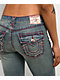 True Religion Becca Super T Mid Rise Blue Wash Bootcut Jeans - Thumbnail image 3 of 5