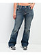 True Religion Becca Super T Orchid Breeze Mid Rise Bootcut Jeans - Thumbnail image 3 of 7