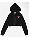 True Religion Big T Black Crop Zip Hoodie - Thumbnail image 5 of 5