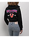 True Religion Big T Black Crop Zip Hoodie - Thumbnail image 1 of 5