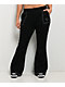 True Religion Big T Black Flare Sweatpants - Thumbnail image 3 of 7