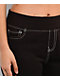 True Religion Big T Brown Low Rise Flare Sweatpants - Thumbnail image 3 of 4
