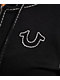True Religion Big T Buddha Black Crop Zip Hoodie - Thumbnail image 4 of 4