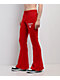 True Religion Big T Crystal Wing Barbados Cherry Flare Sweatpants - Thumbnail image 7 of 8
