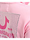 True Religion Big T High Waistband Pink Crop Zip Hoodie - Thumbnail image 5 of 6