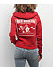 True Religion Big T Logo Red Zip Hoodie - Thumbnail image 1 of 5