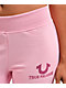 True Religion Big T Pink Flare Sweatpants - Thumbnail image 3 of 6