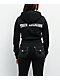 True Religion Big T Shrunken Black Crop Zip Hoodie - Thumbnail image 1 of 6