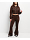 True Religion Big T Shrunken Burlwood Crop Zip Hoodie - Thumbnail image 4 of 4