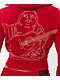 True Religion Big T Shrunken Trv Red Crop Zip Hoodie - Thumbnail image 4 of 6