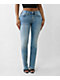 True Religion Billie Peak Spot Wash Straight  Leg Jeans - Thumbnail image 1 of 2