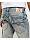 True Religion Billy Big T Rhinestone Grey Wash Bootcut Jeans - Thumbnail image 3 of 6