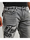 True Religion Billy Embroidered Grey Wash Bootcut Jeans - Thumbnail image 4 of 8