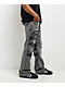 True Religion Billy Embroidered Grey Wash Bootcut Jeans - Thumbnail image 5 of 8