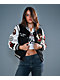 True Religion Black & Cream Embroidered Varsity Jacket - Thumbnail image 8 of 8