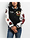 True Religion Black & Cream Embroidered Varsity Jacket - Thumbnail image 2 of 8