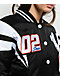 True Religion Black Satin Varsity Bomber Jacket - Thumbnail image 4 of 9