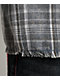 True Religion Bleached Horseshoe Plaid Cobalt Wash Flannel Shirt - Thumbnail image 4 of 5