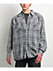 True Religion Bleached Horseshoe Plaid Cobalt Wash Flannel Shirt - Thumbnail image 1 of 5