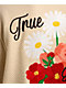 True Religion Blooms Knit Bleached Sand Camp Shirt - Thumbnail image 4 of 4