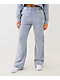 True Religion Blue Fog Wash Straight Leg Sweatpants - Thumbnail image 1 of 4