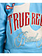 True Religion Blue Patent Leather Varsity Jacket - Thumbnail image 3 of 10