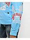 True Religion Blue Patent Leather Varsity Jacket - Thumbnail image 7 of 10