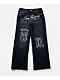 True Religion Bobbi Big T Mid Rise Ice Meadow Blue Wash Baggy Jeans - Thumbnail image 9 of 10