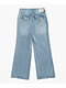 True Religion Bobbi Crystal Cutout Big T Blue Baggy Jeans - Thumbnail image 9 of 9