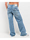 True Religion Bobbi Crystal Cutout Big T Blue Baggy Jeans - Thumbnail image 2 of 9