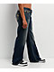 True Religion Bobbi Sparkle Glow Low Rise Super T Blue Baggy Jeans - Thumbnail image 7 of 7