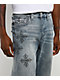 True Religion Bobby Flap Guadalupe Blue Wash Baggy Jeans - Thumbnail image 8 of 8