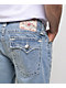 True Religion Bobby Frayed Blue Wash Shorts - Thumbnail image 3 of 4