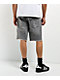 True Religion Bobby Frayed Hem Flap Grey Wash Baggy Shorts - Thumbnail image 1 of 5