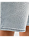 True Religion Bobby Rhinestone Blue Wash Baggy Shorts - Thumbnail image 4 of 5