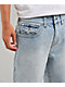 True Religion Bobby Rhinestone Blue Wash Baggy Shorts - Thumbnail image 5 of 5