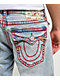 True Religion Bobby Super T Flap Playmaker Faded Indigo Wash Baggy Jeans - Thumbnail image 3 of 5