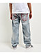 True Religion Bobby Super T Flap Playmaker Faded Indigo Wash Baggy Jeans - Thumbnail image 1 of 5