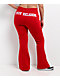 True Religion Branded Red Bootcut Sweatpants - Thumbnail image 3 of 7