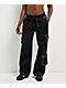 True Religion Buddha Black Contrast Stitch Cargo Sweatpants - Thumbnail image 2 of 8