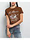 True Religion Buddha Crystal Brown Crop T-Shirt - Thumbnail image 1 of 3