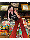 True Religion Buddha Logo Notch Rib Black Crop T-Shirt - Thumbnail image 3 of 4