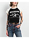 True Religion Buddha Logo Ringer Raglan Black Crop T-Shirt - Thumbnail image 1 of 3