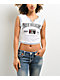 True Religion Buddha Patch V Notch White Crop T-Shirt - Thumbnail image 1 of 4