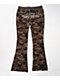 True Religion Camo Velour Flare Sweatpants - Thumbnail image 1 of 2