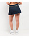 True Religion Chain Belt Dark Blue Pleated Mini Skirt - Thumbnail image 2 of 4